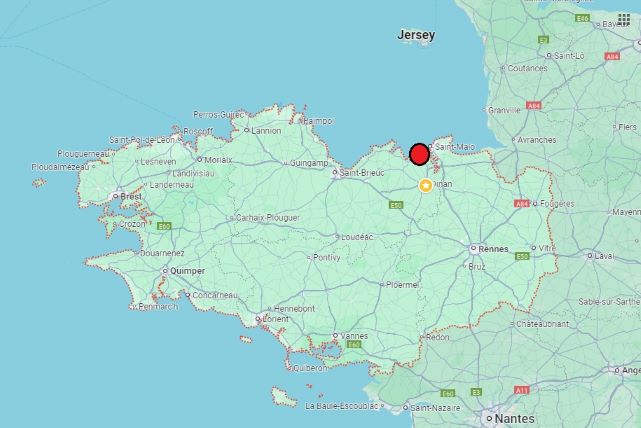 Situation en Bretagne du parcours